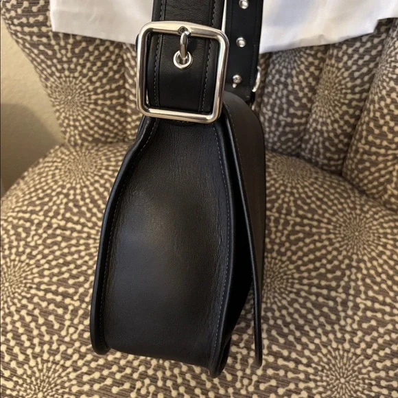 Coach Limited Originals Glovetan Patricia Legacy Re-Issue Bag Black Leather - Picture 9 of 16